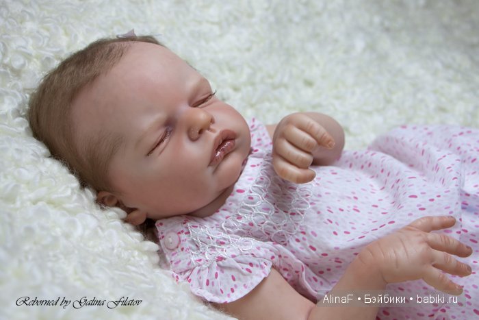 Настенька. Малышка-реборн Галины Филатовой