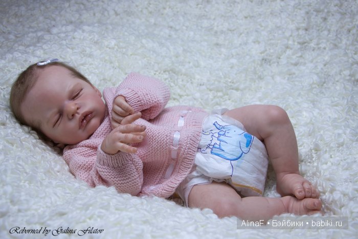Настенька. Малышка-реборн Галины Филатовой (фото 10)