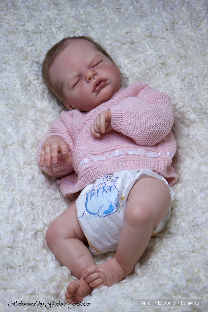 Настенька. Малышка-реборн Галины Филатовой (фото 3)