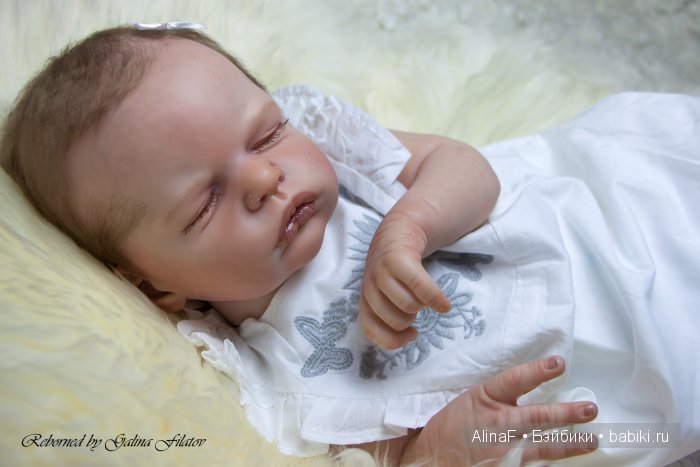 Настенька. Малышка-реборн Галины Филатовой