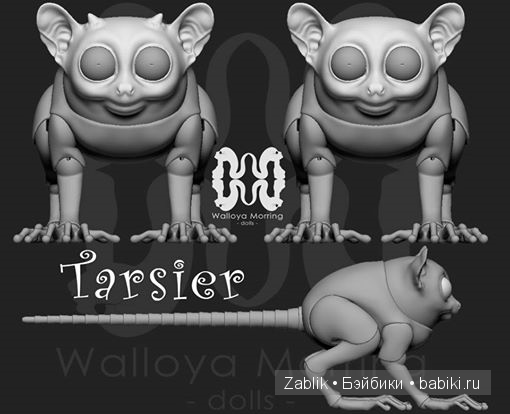 BJD Tarsier — Искусство авторской куклы: реализм
