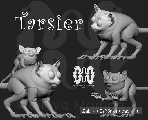 BJD Tarsier — Искусство авторской куклы: реализм