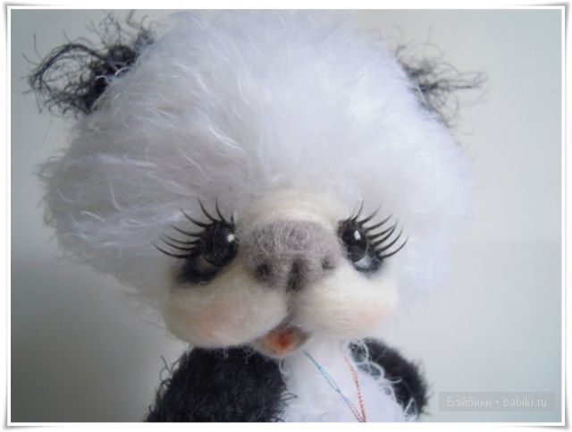 Пандочка - игрушка вязанная крючком (фото 3)