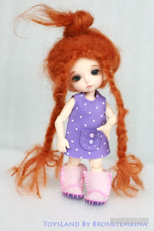 Угги, Обувь на кукол БЖД, Пуки фи, хендмейд, Агаша