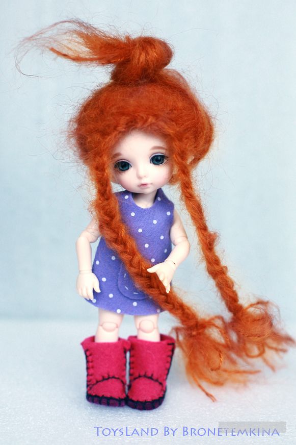 Угги, Обувь на кукол БЖД, Пуки фи, хендмейд, Агаша