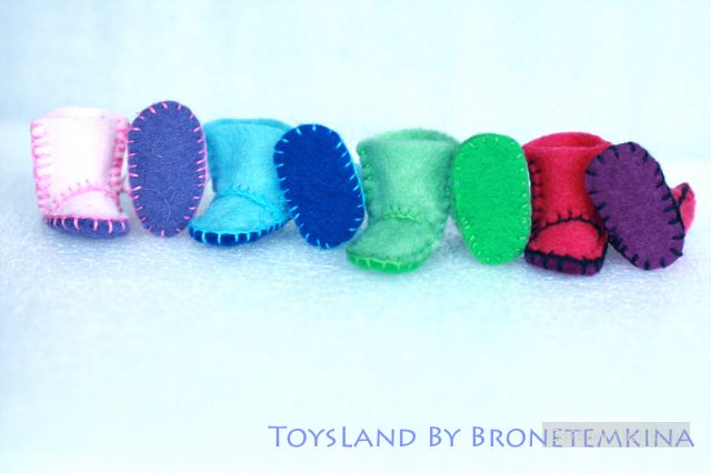 Угги, Обувь на кукол БЖД, Пуки фи, хендмейд