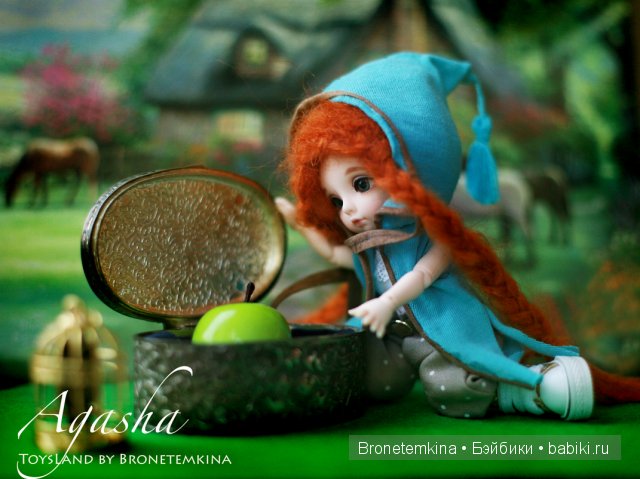 Агаша, бжд, шарнирная кукла, Fairytale puki fee Zoe, Bronetemkina
