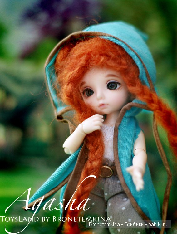 Агаша, бжд, шарнирная кукла, Fairytale puki fee Zoe, Bronetemkina