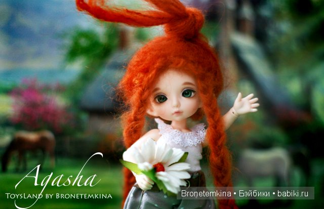 Агаша, бжд, шарнирная кукла, Fairytale puki fee Zoe, Bronetemkina