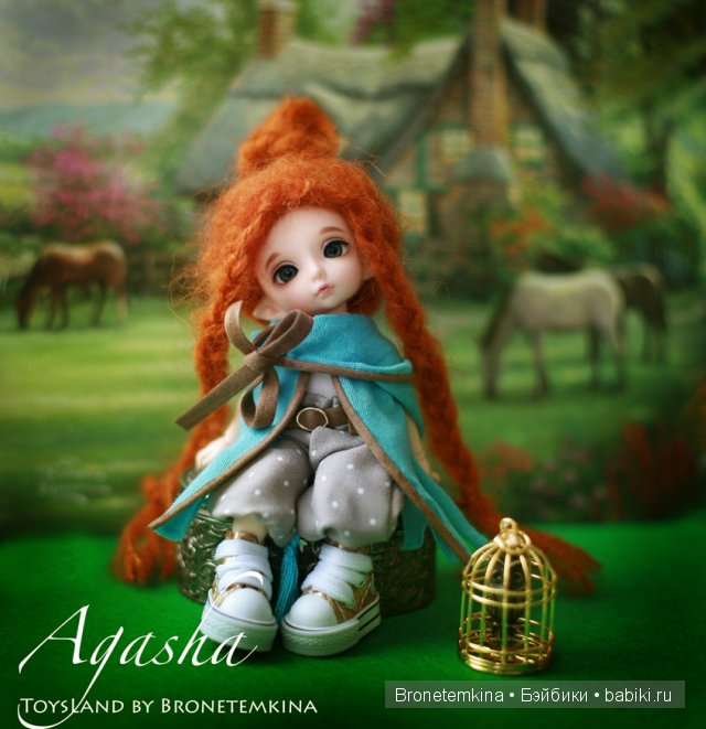 Агаша, бжд, шарнирная кукла, Fairytale puki fee Zoe, Bronetemkina
