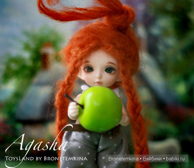 Агаша, бжд, шарнирная кукла, Fairytale puki fee Zoe, Bronetemkina