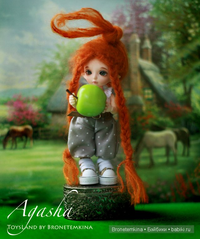 Агаша, бжд, шарнирная кукла, Fairytale puki fee Zoe, Bronetemkina