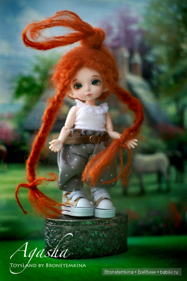 Агаша, бжд, шарнирная кукла, Fairytale puki fee Zoe, Bronetemkina