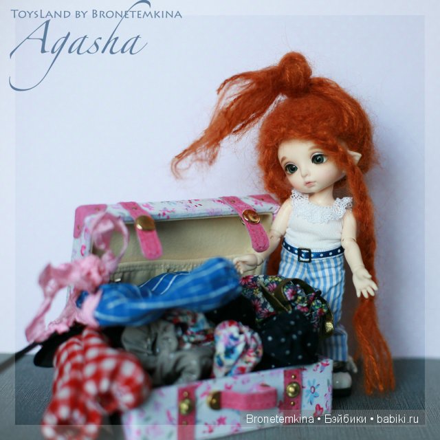 Агаша, бжд, шарнирная кукла,  Bronetemkina