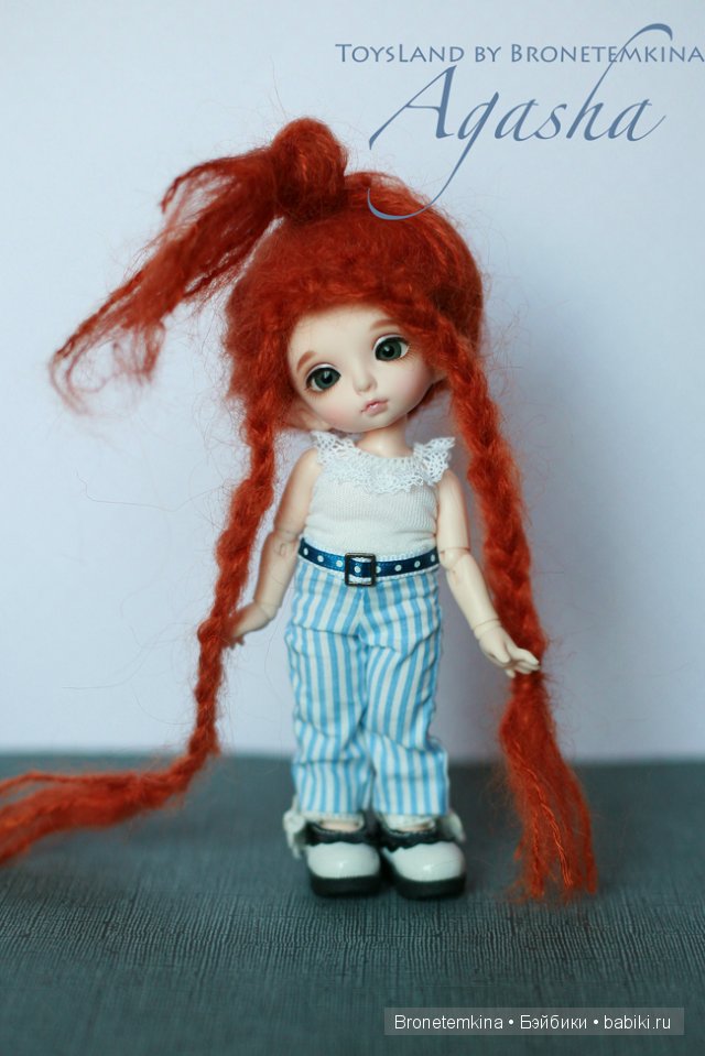 Агаша, бжд, шарнирная кукла,  Bronetemkina