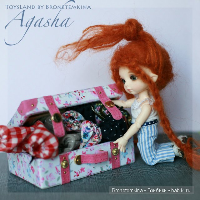 Агаша, бжд, шарнирная кукла,  Bronetemkina