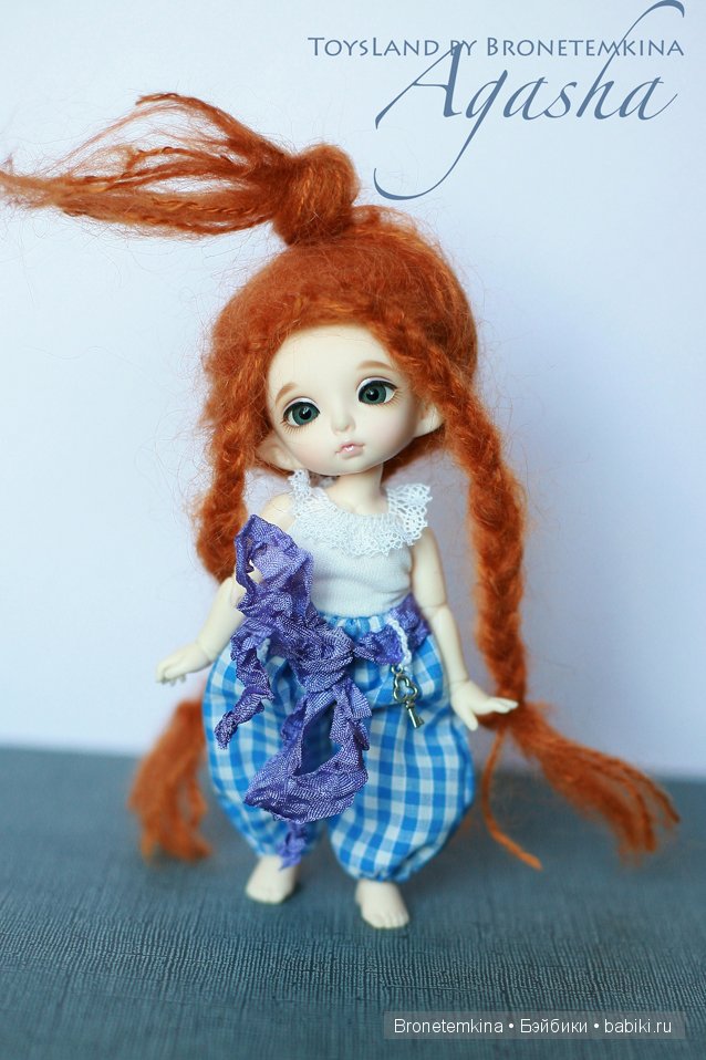Агаша, бжд, шарнирная кукла,  Bronetemkina