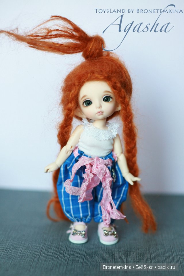 Агаша, бжд, шарнирная кукла,  Bronetemkina