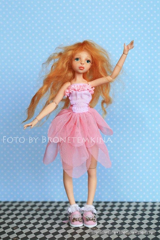 Подарочки. Авторская куколка от Татьяны Филенко и авторский мишка от Татьяны Бодровой (фото 5)