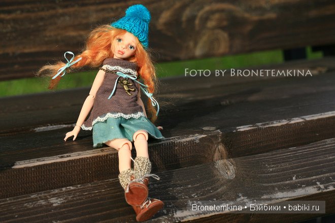 Подарочки. Авторская куколка от Татьяны Филенко и авторский мишка от Татьяны Бодровой (фото 7)