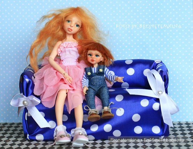 Подарочки. Авторская куколка от Татьяны Филенко и авторский мишка от Татьяны Бодровой (фото 4)