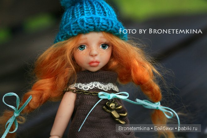 Подарочки. Авторская куколка от Татьяны Филенко и авторский мишка от Татьяны Бодровой