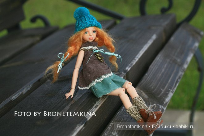 Подарочки. Авторская куколка от Татьяны Филенко и авторский мишка от Татьяны Бодровой (фото 8)