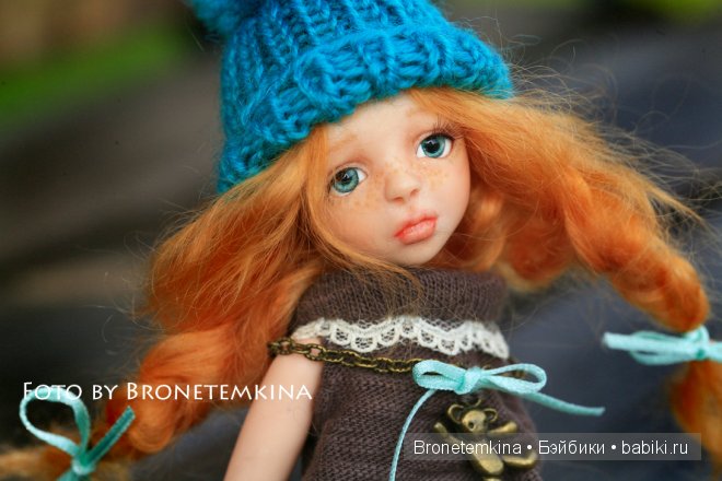 Подарочки. Авторская куколка от Татьяны Филенко и авторский мишка от Татьяны Бодровой (фото 9)