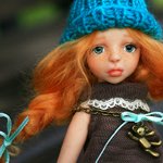 Подарочки. Авторская куколка от Татьяны Филенко и авторский мишка от Татьяны Бодровой