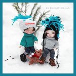 Зимние забавы Ирреальных пацанов :-) Ino и Enyo от irrealdoll