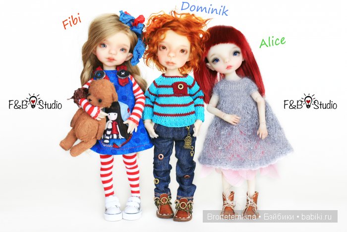Dominik, Fibi,  Alice, fbdollstudio, bronetemkina, tanfil, bjd