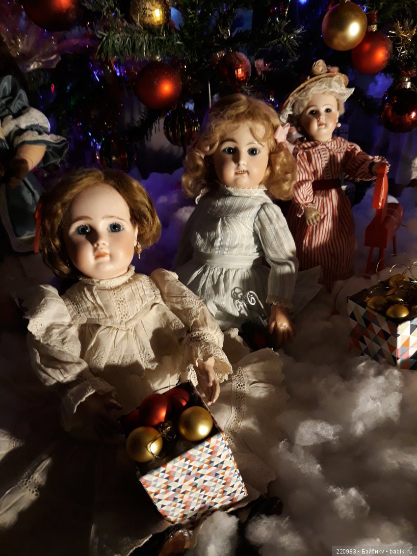 С Новым 2019 годом — Антикварные куклы Jules Steiner (Штайнер): Франция