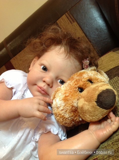 Кудряшка реборн Камилка — Куклы Реборн (Reborn): работы мастеров