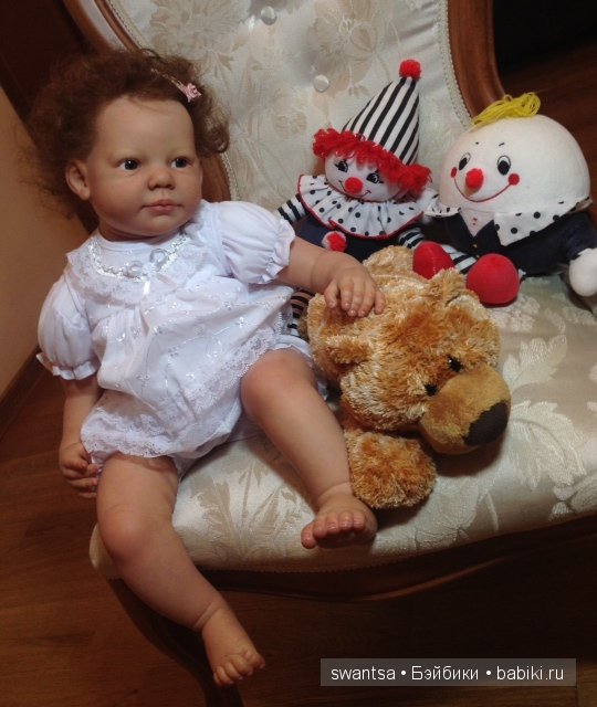 Кудряшка реборн Камилка — Куклы Реборн (Reborn): работы мастеров