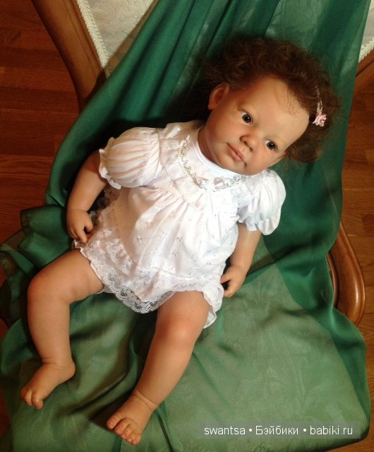Кудряшка реборн Камилка — Куклы Реборн (Reborn): работы мастеров (фото 3)