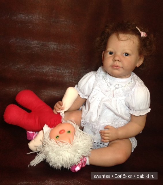 Кудряшка реборн Камилка — Куклы Реборн (Reborn): работы мастеров