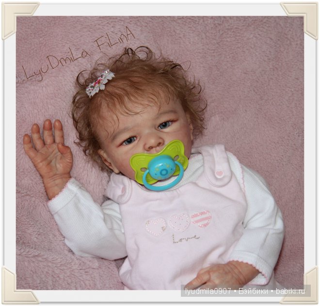 Малышка реборн Машенька с молда Никки от Христы Готцен