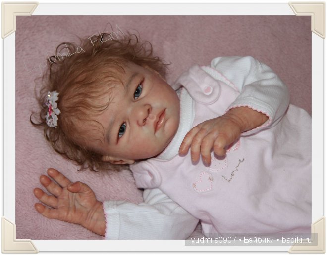 Малышка реборн Машенька с молда Никки от Христы Готцен