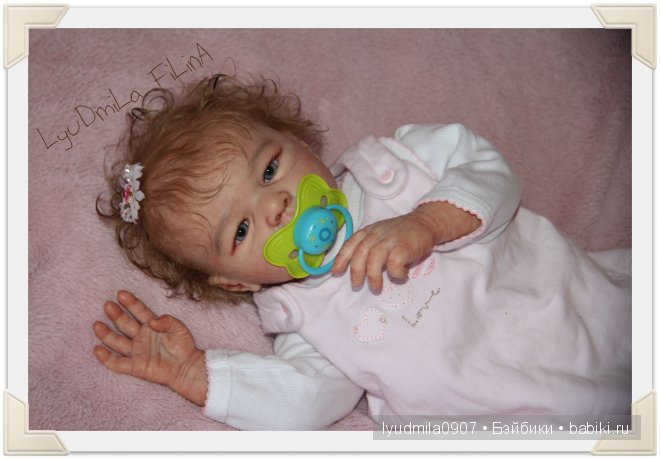 Малышка реборн Машенька с молда Никки от Христы Готцен
