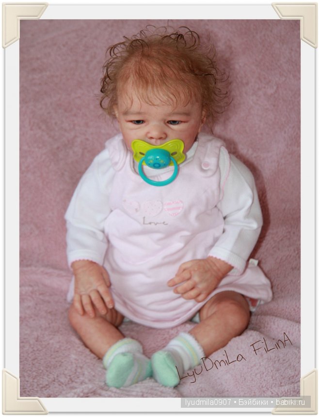 Малышка реборн Машенька с молда Никки от Христы Готцен