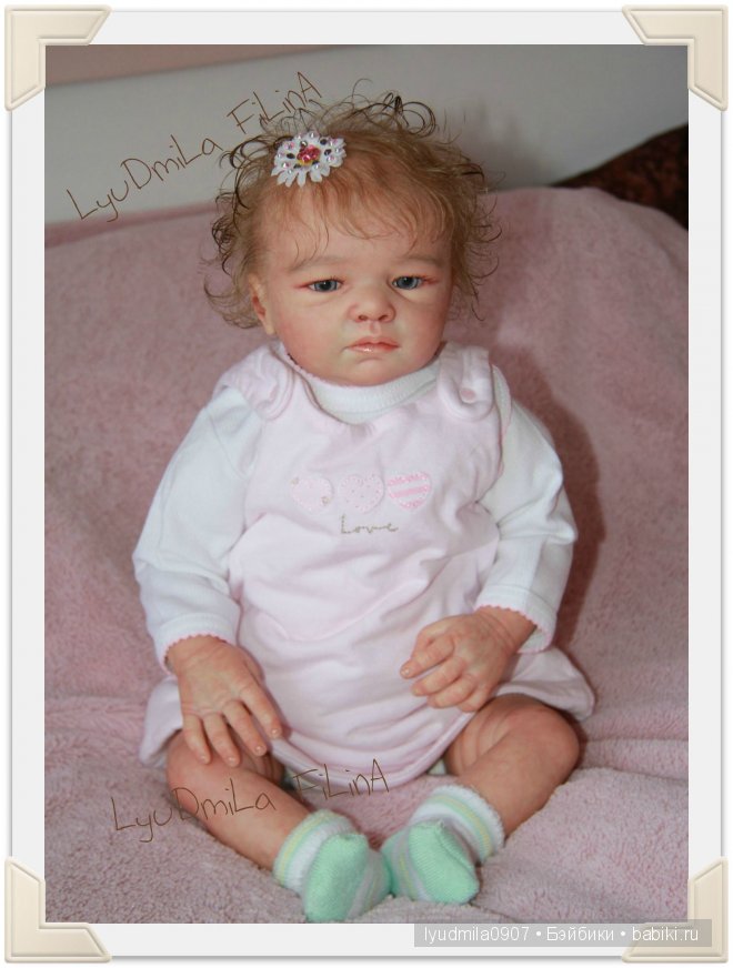 Малышка реборн Машенька с молда Никки от Христы Готцен (фото 2)