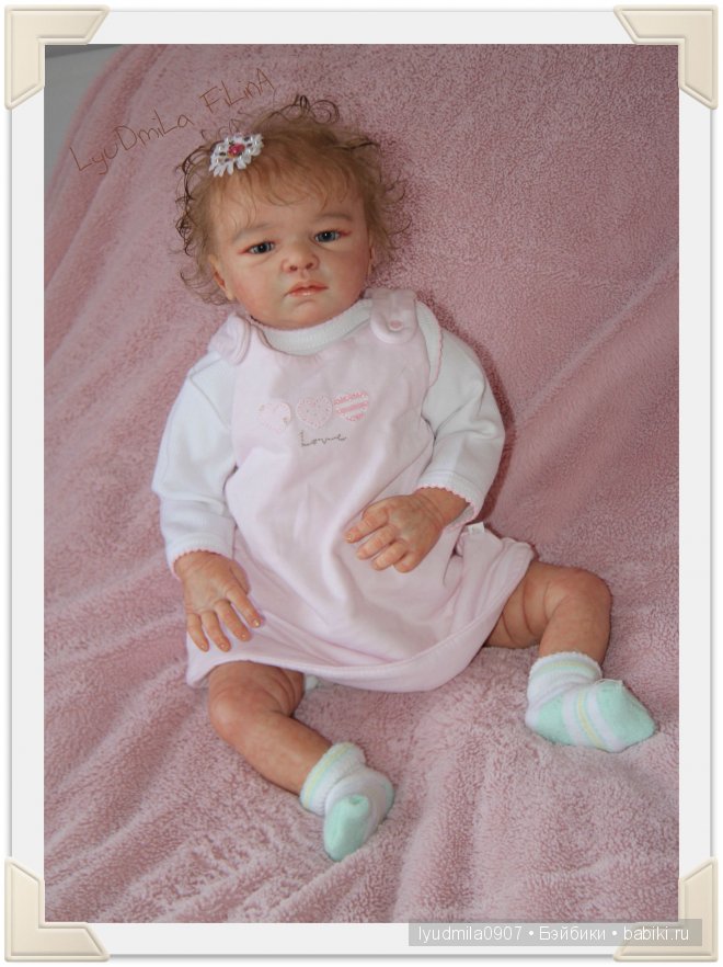 Малышка реборн Машенька с молда Никки от Христы Готцен (фото 8)