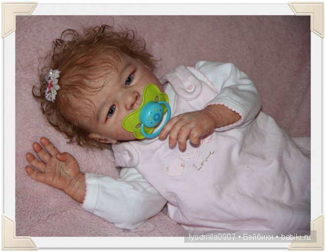 Малышка реборн Машенька с молда Никки от Христы Готцен