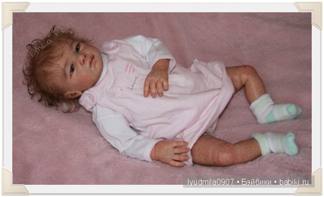 Малышка реборн Машенька с молда Никки от Христы Готцен (фото 9)