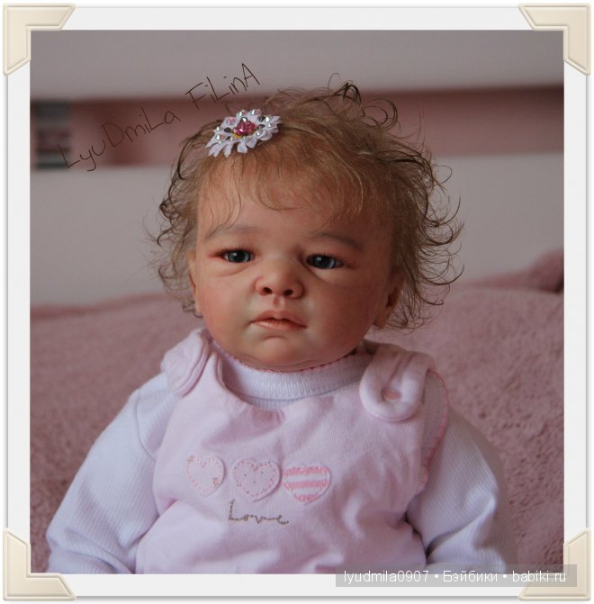 Малышка реборн Машенька с молда Никки от Христы Готцен (фото 5)