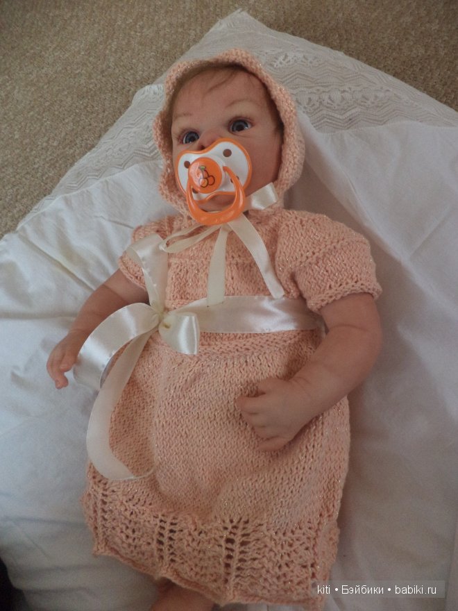 Мое первое творение из пряжи для куклы (фото 2)