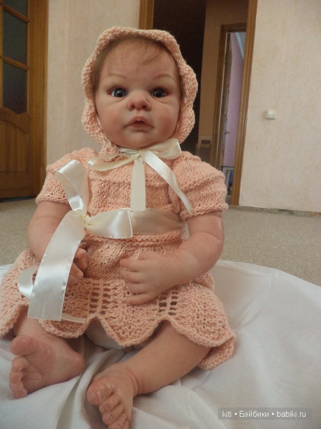 Мое первое творение из пряжи для куклы (фото 3)