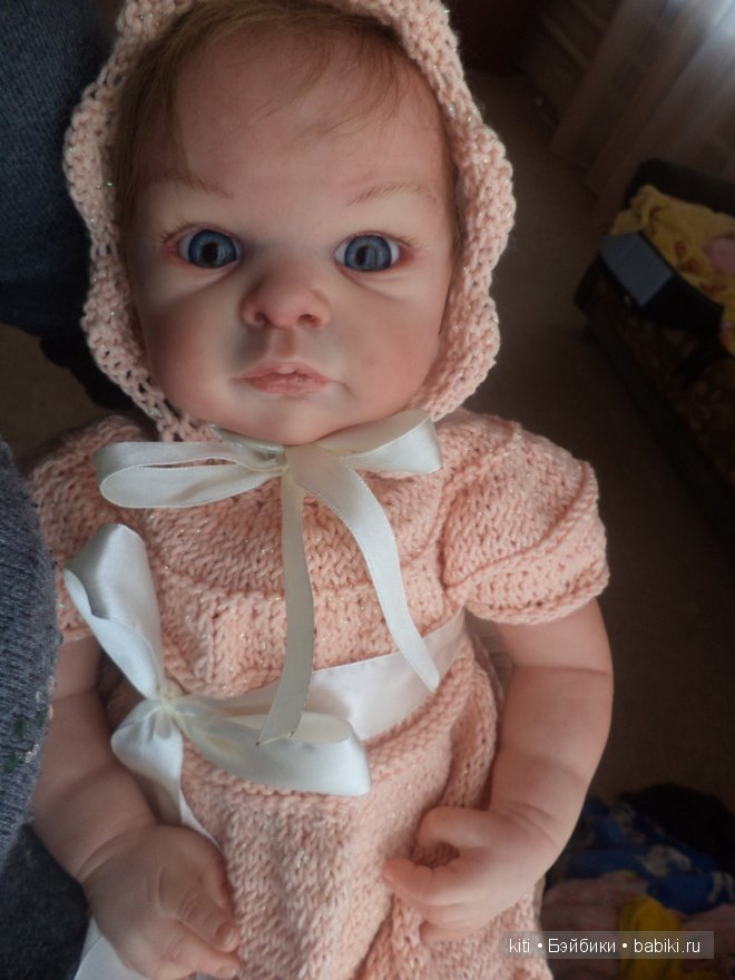 Мое первое творение из пряжи для куклы (фото 4)