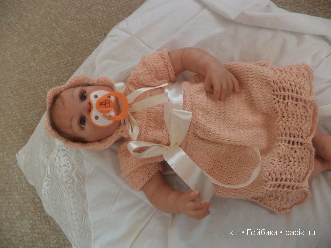 Мое первое творение из пряжи для куклы