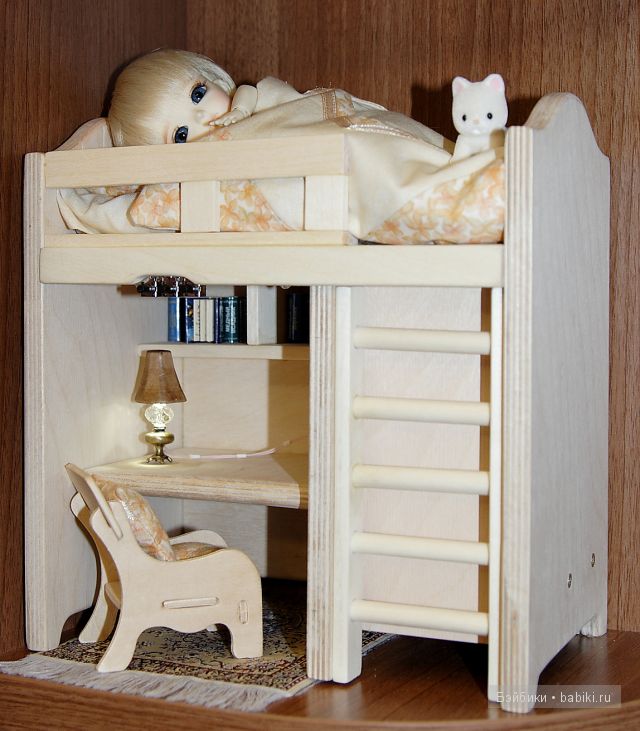 Lati Yellow, мебель для куклы своими руками, кровать для куклы, постельное белье, ночная рубашка